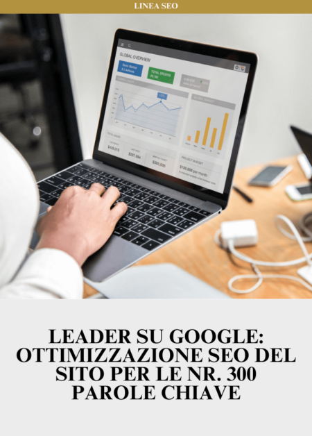 Leader su Google: Ottimizzazione SEO del sito per le nr. 300 parole chiave