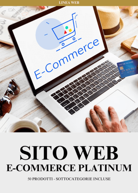 Sito web Ecommerce - PLATINUM (50 prodotti - sottocategorie incluse)